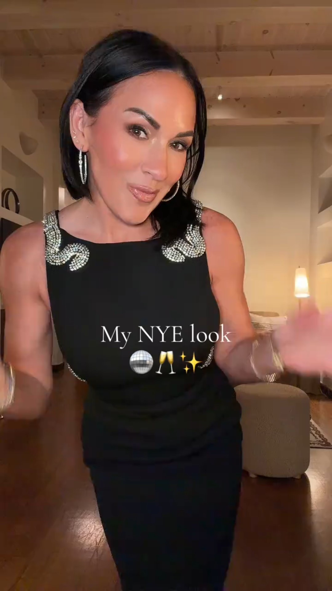 New Year’s Eve looked a little like this 🤍

Dressed up, surrounded by the people I love the most, soaking in every second and feeling so grateful heading into a new year. Midnight kisses, lots of laughs, and memories I’ll hold onto forever ✨

Wouldn’t have wanted to ring it in any other way.

5’2” | 130 lbs | 25” waist | 34DD bust | wearing XS

#NYEStyle #PetiteFashion #Over40Style #MomStyle #LifeMoments

#LTKPetite #LTKOver40