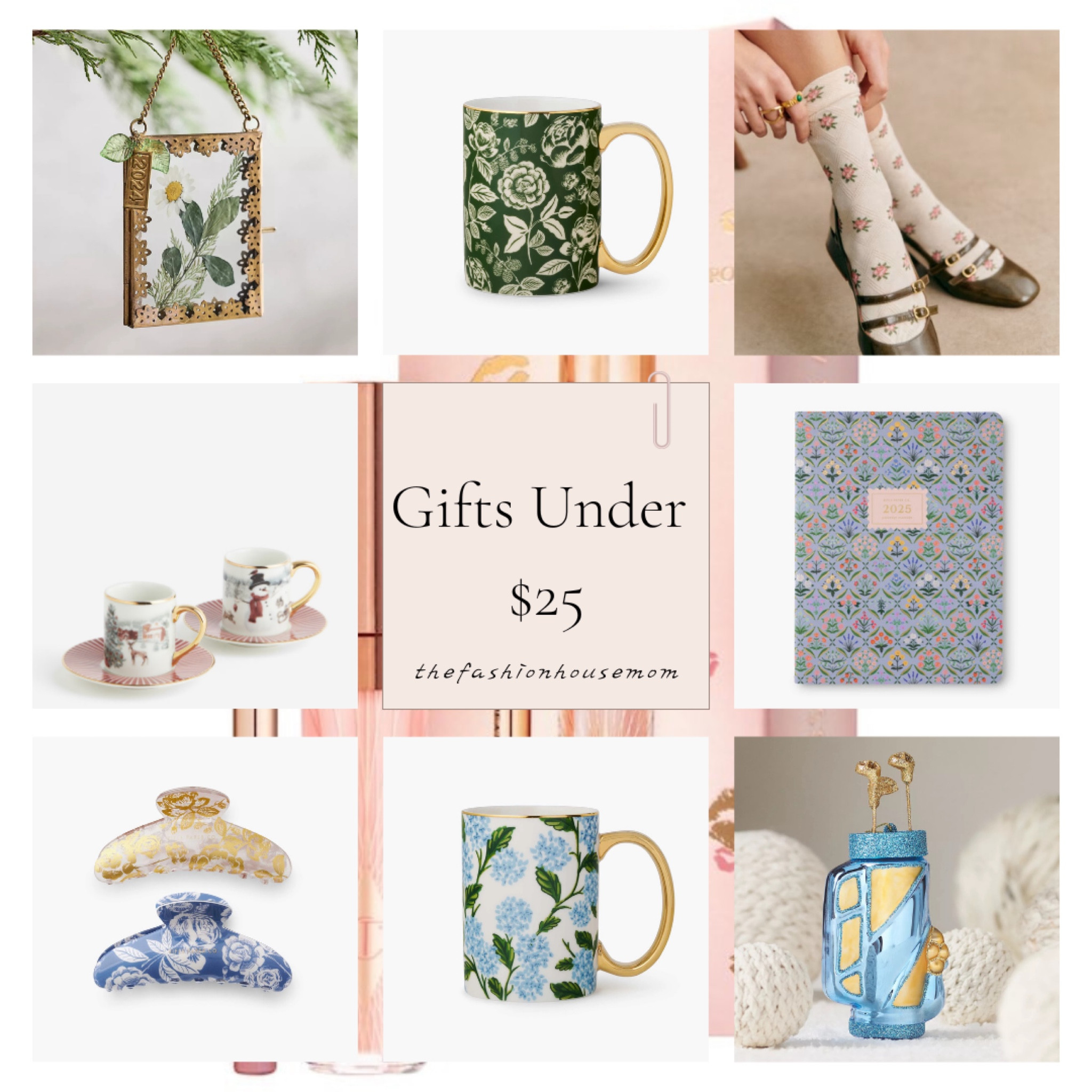 Beautiful and thoughtful gifts under $25. Perfect presents for family, friends, secret santa, and white elephant parties. 

#LTKGiftGuide #LTKSeasonal #LTKHoliday