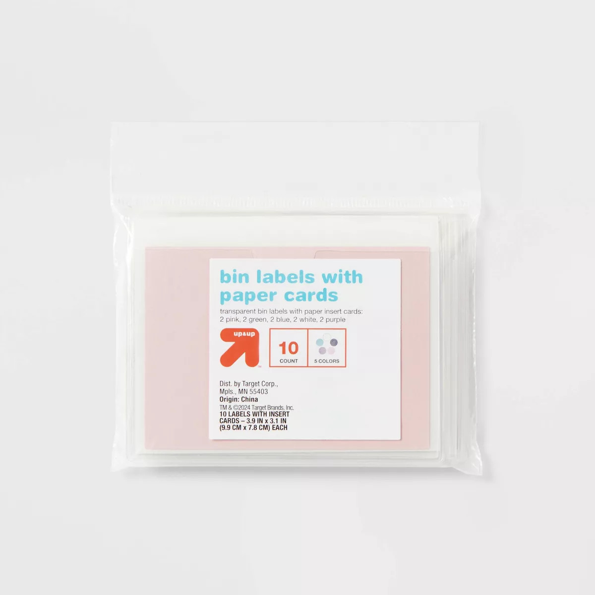 Bin Labels with Paper Cards Multipack - up&up™ | Target