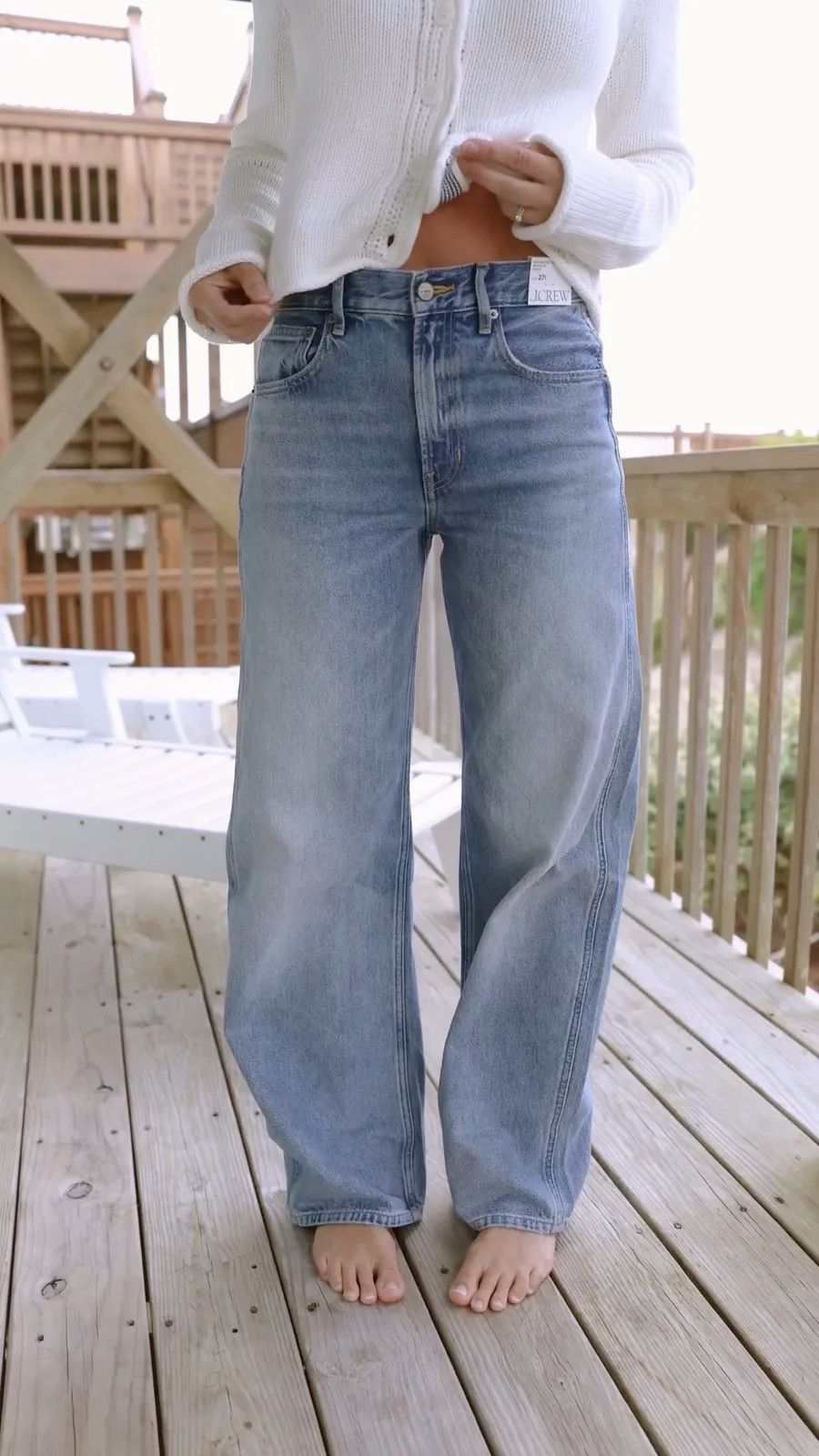 J.crew has some nice denim! I love these ones. Very comfortable and flattering. I'm wearing the 27" 

 #LTKootd #LTKSeasonal #LTKOver40
