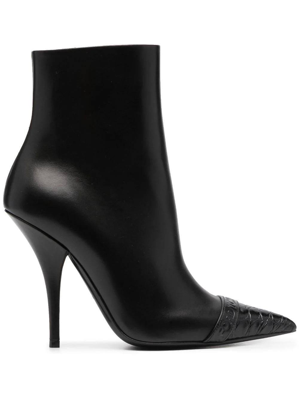 TOM FORD pointed toe leather ankle boots - Black | Farfetch Global