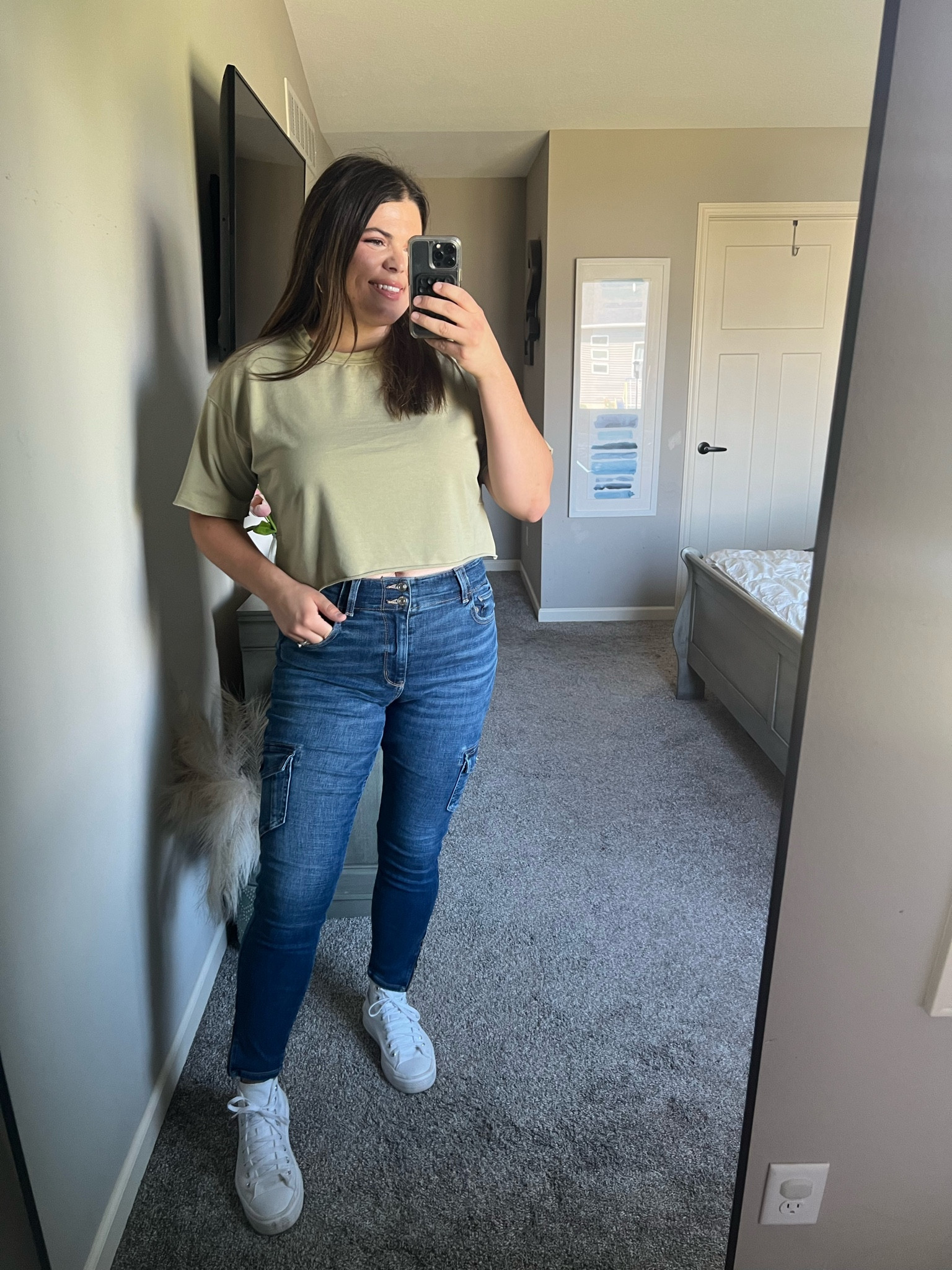 Midsize American eagle jeans haul for fall🫶🏼

Black distressed mom jeans size 12
Wide leg baggy jeans size 12
Cargo jeans (jeggings skinny jeans) size 12 and stretchy
Light wash mom jeans size 12

Lace top is on sale, black boots are on sale and all jeans are on sale 

Midsize fall outfits, MIDSIZE fall jeans, best MIDSIZE jeans, American eagle haul, size 12 jeans, mom jeans outfits, MIDSIZE fall, curvy fall, curvy jeans, mom outfit, casual outfit 

#LTKsalealert #LTKSeasonal #LTKmidsize #LTKfindsunder50 #LTKstyletip #LTKfindsunder100
