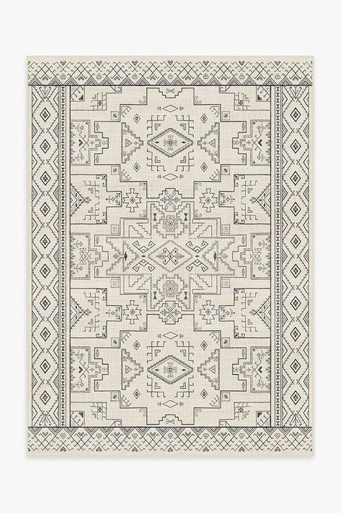 Leelu Black & White Rug | Ruggable