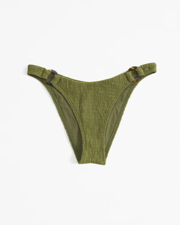 Women's O-Ring High-Leg Cheeky Bottom | Women's Swimwear | Abercrombie.com | Abercrombie & Fitch (US)
