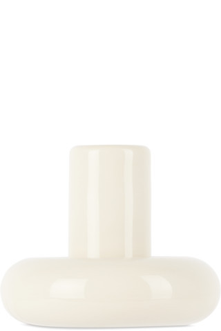 White Chunky 90 Candle Holder | SSENSE