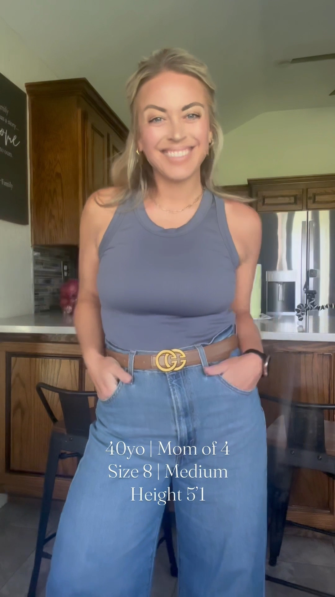 Lunch date vibes: breezy on the bottom, summer vibes on the (tank) top. 😎

Wore my favorite Levi’s wide legs, a cool-toned tank, and leopard print sandals because style after 40 = comfort + “I’ve still got it” energy. And yes, I threw a blazer in the car because that restaurant AC never plays fair. 🙃

Also, this glow? SEINT. 👏🏼 The most forgiving, skin-loving 3D makeup I’ve found for maturing skin. Cream-based, blendable, and doesn’t make me look like I just survived a cake fight. 😂

Outfit details:
Levi’s wide-leg jeans
Cool slate tank
🐆 Leopard sandals
💄 SEINT for the win
✨ Gold jewelry + belt

Tell me: are you Team Layer Always or just raw-dogging it through the restaurant tundra?

#LunchDateLook #BloomBeautyAndLifestyle #StyleOver40 #RealLifeGlam #MatureSkinMakeup #SEINTBeauty #CoolMomStyle #AlwaysBlooming

#LTKPetite #LTKStyleTip #LTKOver40