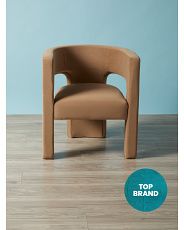 29in Cutout Rounded Back Modern Dining Chair | HomeGoods