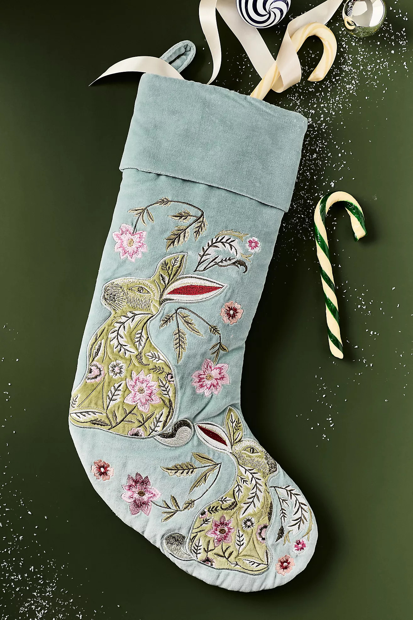 Winter Rabbit Stocking | Anthropologie (US)