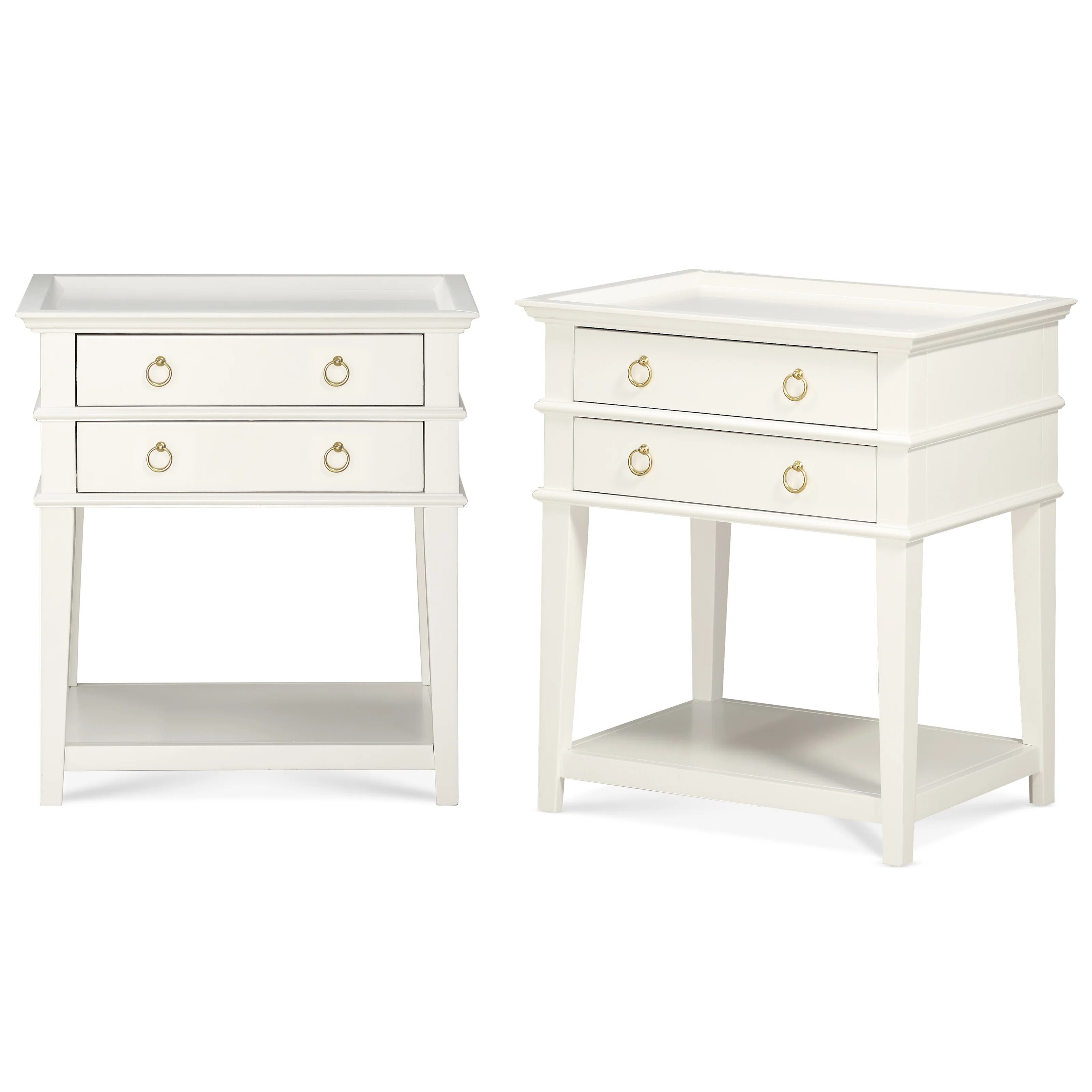 Avenley 26" W Nightstand - Set of 2 (Set of 2) | Wayfair North America
