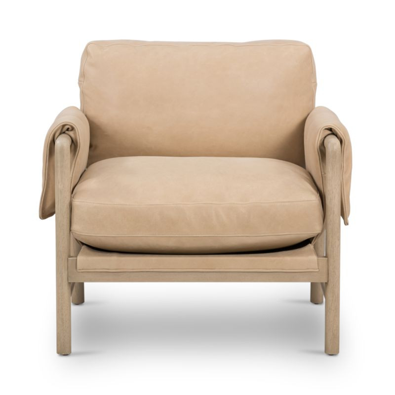 Alfie Palermo Beige Chair | Crate & Barrel | Crate & Barrel