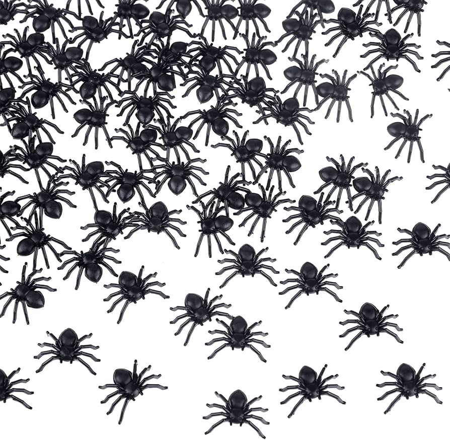 TUPARKA 500pcs Plastic Spiders Mini Fake Spiders Joke Party Prank Props for Halloween Party Fool'... | Amazon (CA)