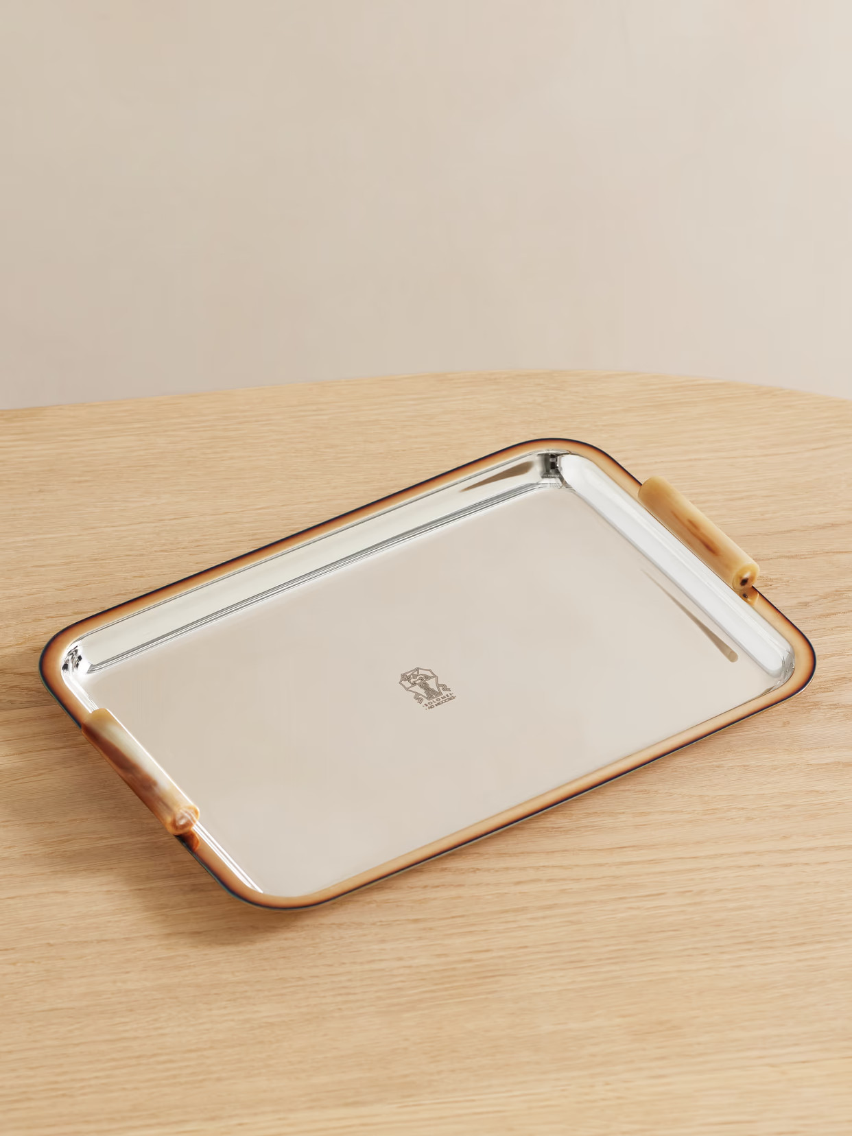 Brunello Cucinelli - Silver-plated And Horn Tray - One size | NET-A-PORTER (US)