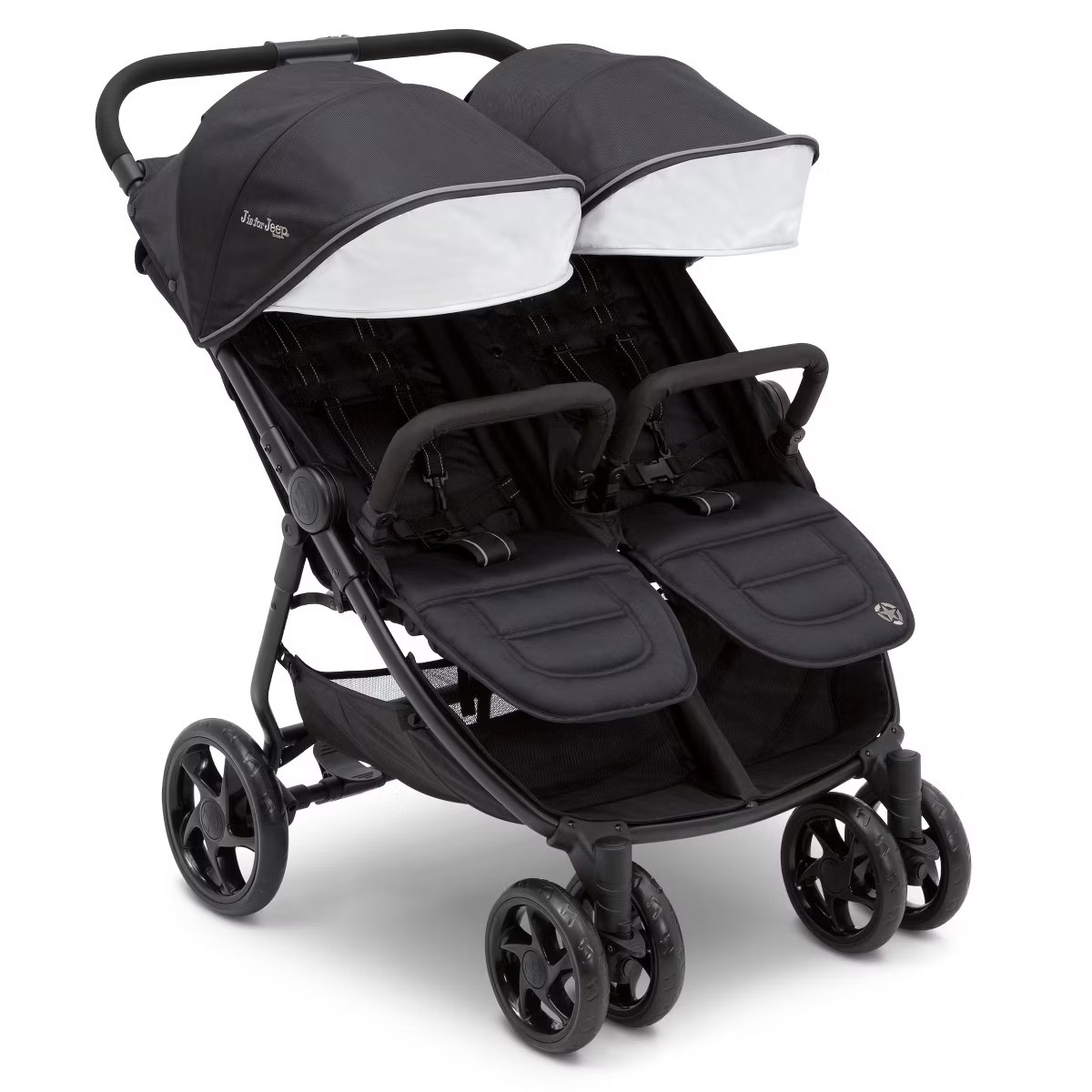 Jeep Destination Ultralight Side x Side Double Stroller by Delta Children - Midnight Black | Target