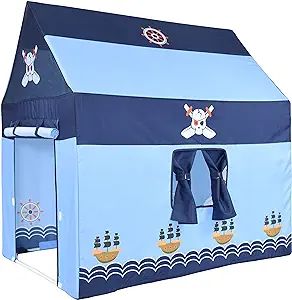 NARMAY® Play Tent Pirate Club Playhouse for Kids Indoor / Outdoor Play - 40 x 28 x 40 inch | Amazon (US)