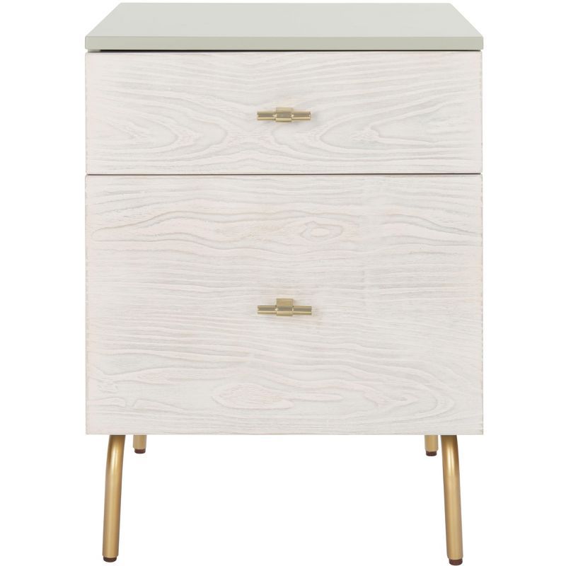 Genevieve 2 Drawer Nightstand  - Safavieh | Target