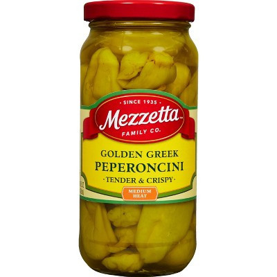 Mezzetta  Golden Greek Pepperoncini Medium Heat - 16oz | Target