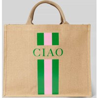 Amabea Strandtasche mit Label-Print in Sand, Größe 1 | Peek & Cloppenburg* Düsseldorf DE