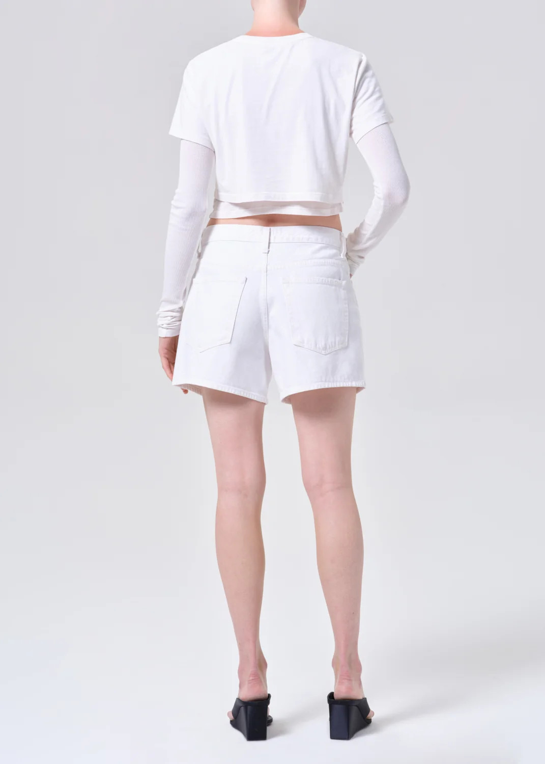 Leith Short in Marshmallow | AGOLDE