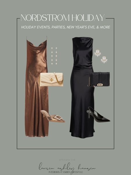 Holiday outfits from Nordstrom! If you have a fancier event or party this holiday season, I love both these dress options. They’re both around $100-$150 and absolutely beautiful. Add a shawl or wrap to keep warm if necessary! 

#LTKHoliday #LTKstyletip #LTKSeasonal