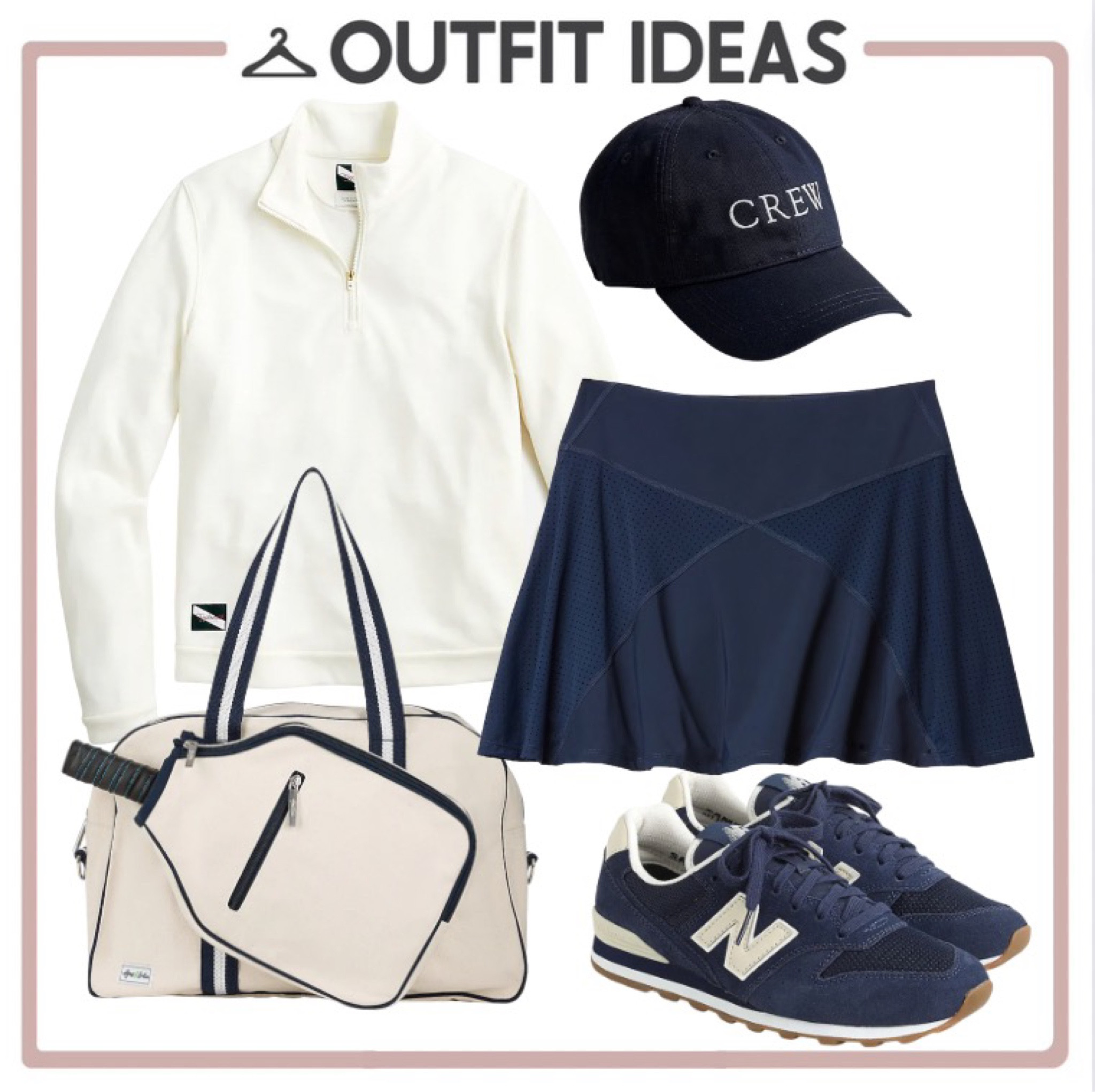 Great athletic look for pickle ball or tennis! 

#LTKunder100 #LTKunder50