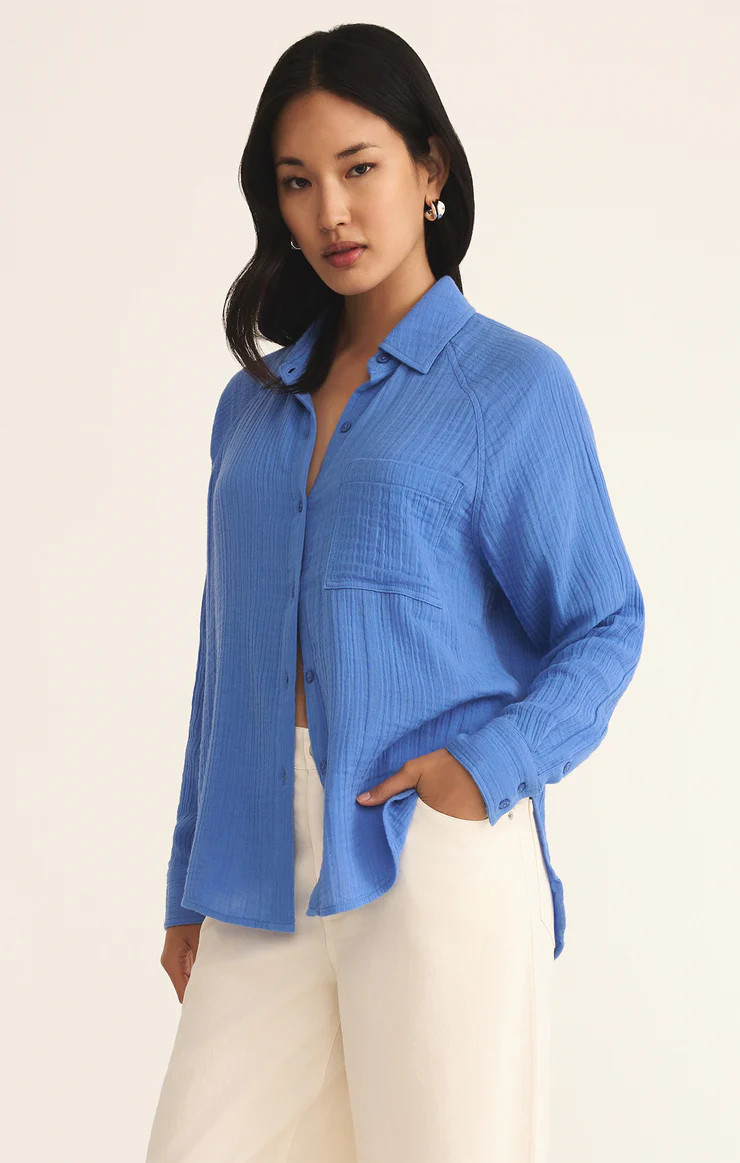 Perfect Airy Gauze Button Up | Z Supply