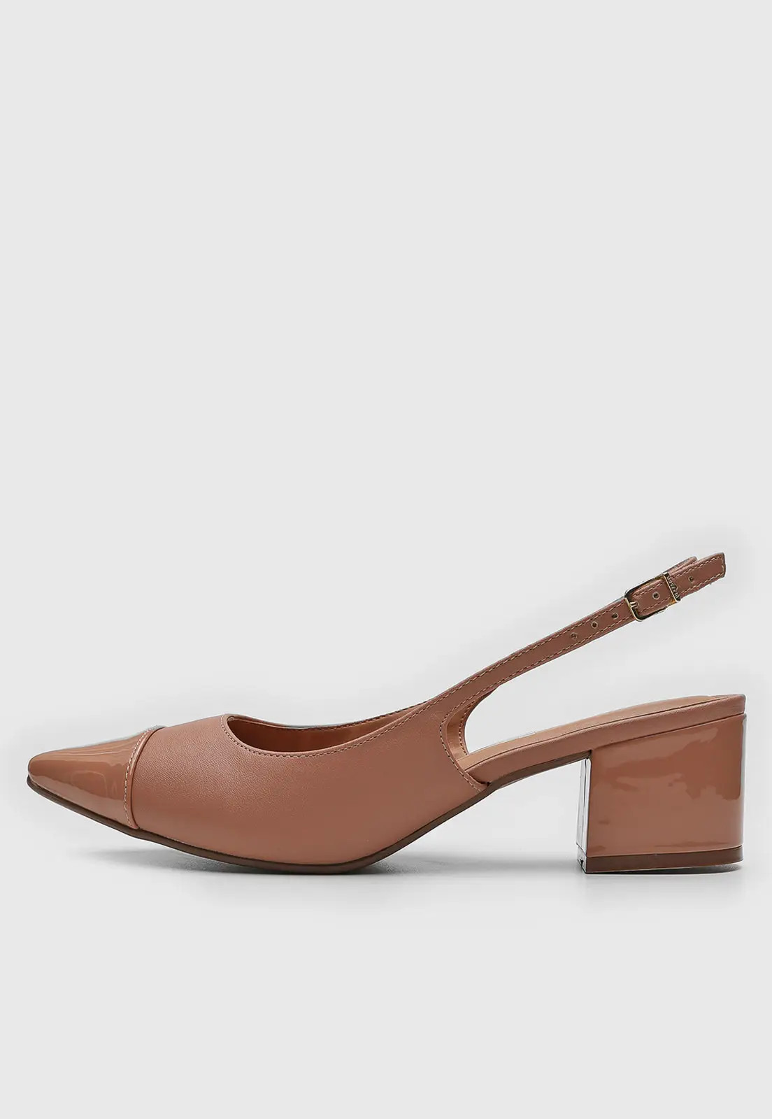 Scarpin Vizzano Slingback Nude | Dafiti (BR)