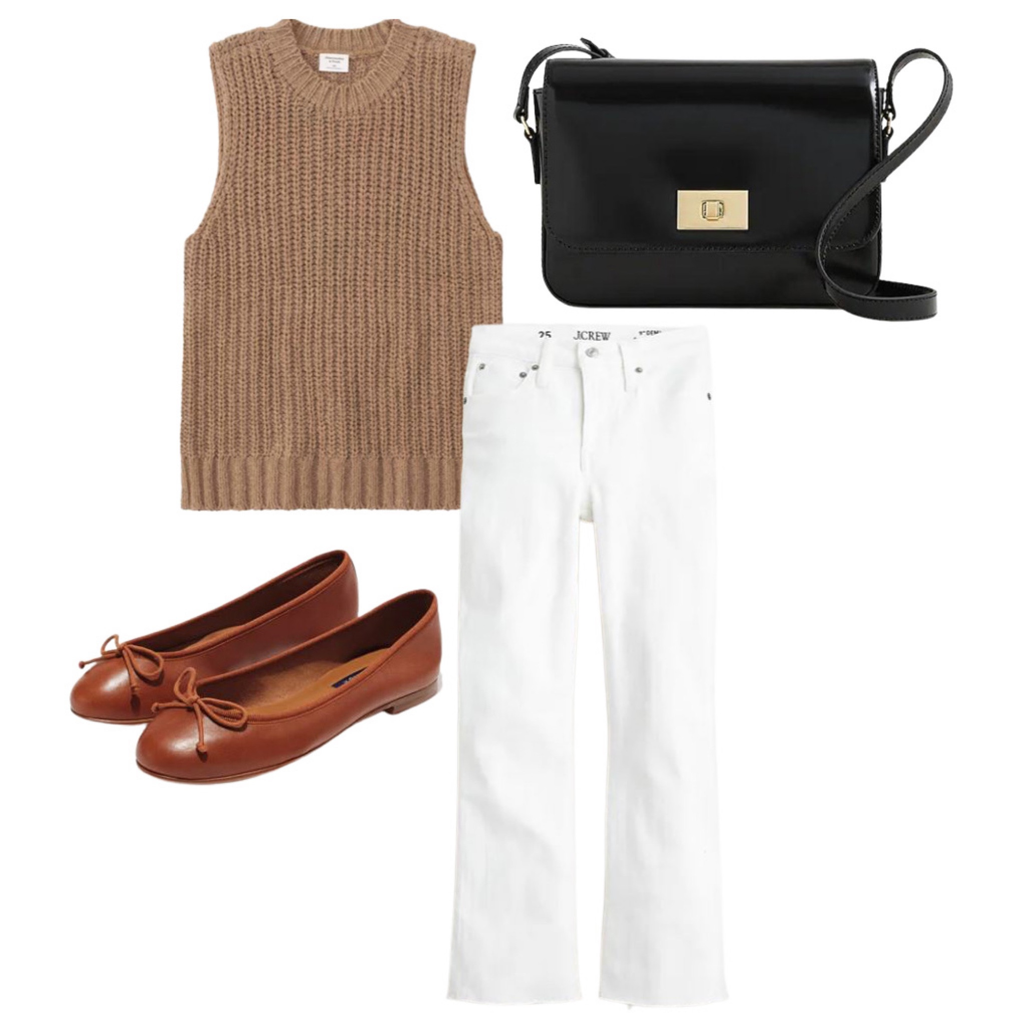 Fall outfit ideas, ballet flats, crossbody bag 

#LTKfindsunder50 #LTKshoecrush #LTKSeasonal