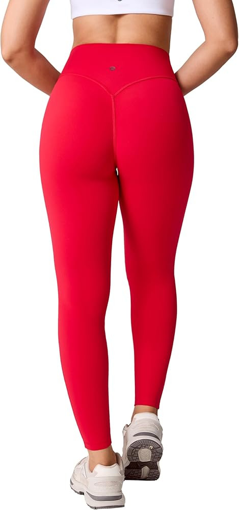 Hugcurve No Front Seam Hidden Scrunch Butt High Waisted Workout Leggings for Women Butt Lifting Y... | Amazon (US)