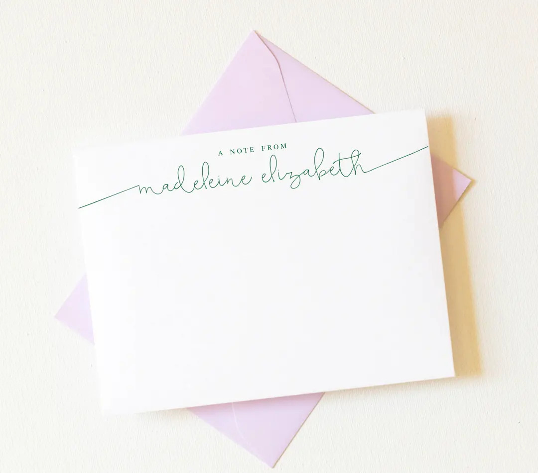 Personalized Stationery | Script Personalized Stationary | Stationary Personalized | Personalized... | Etsy (US)