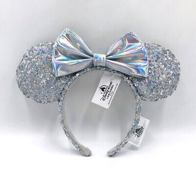 Disney Parks Silver 2020 Minnie Ears Cinderella Edition Magic Mirror Headband | eBay US