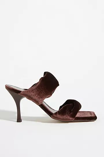 ALOHAS Twist Velvet Heels | Anthropologie (US)