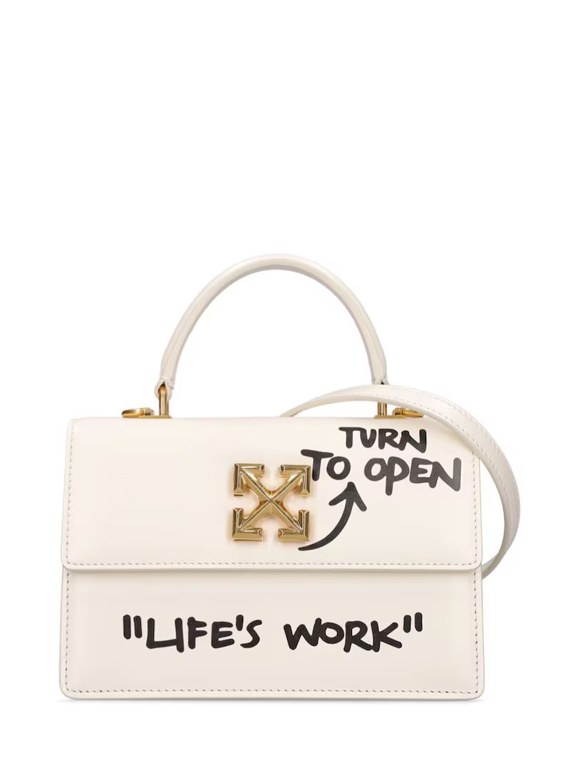 Jitney 1.4 leather top handle bag | Luisaviaroma