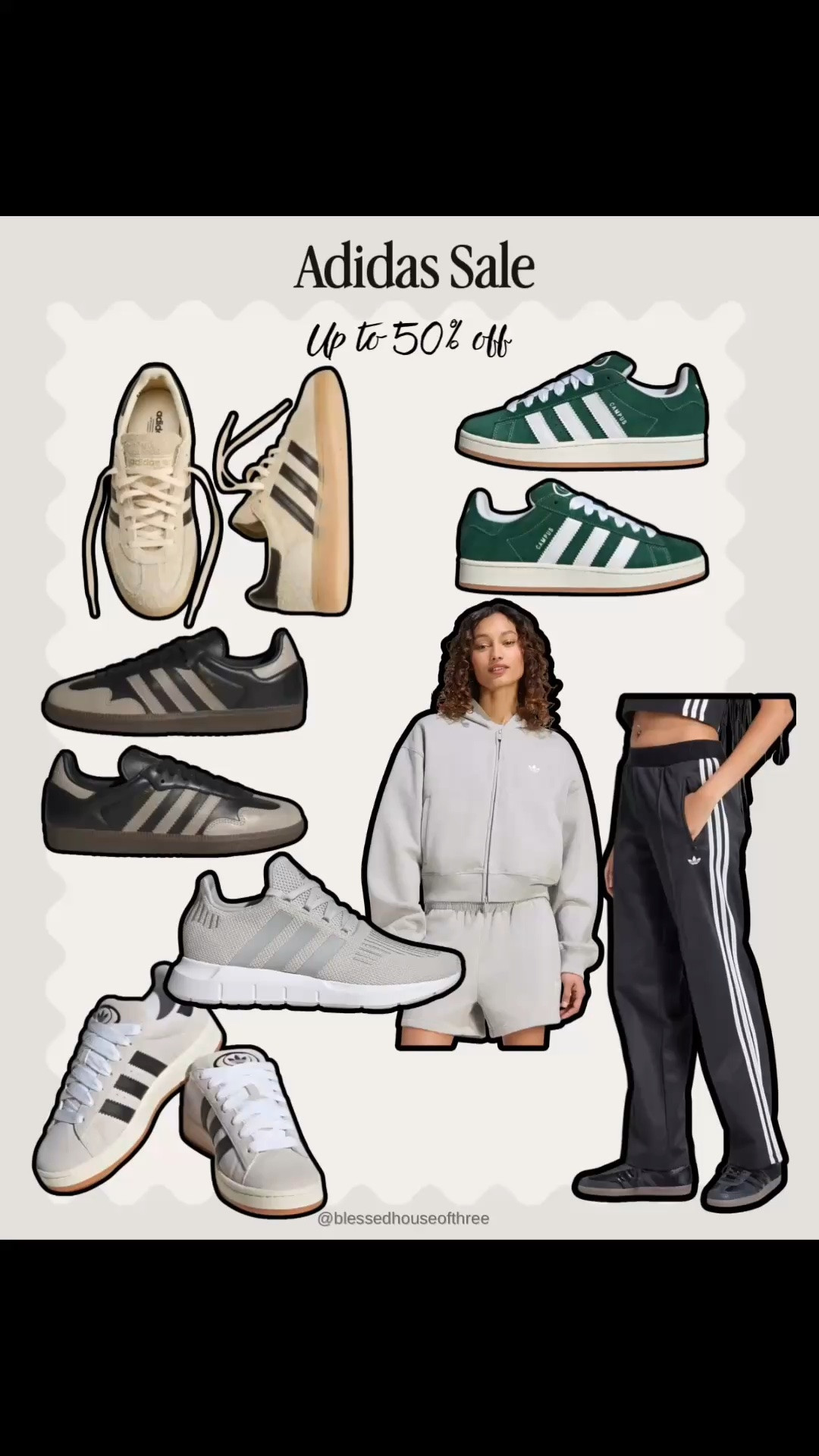 Adidas favorites are up to 50% off, and the sale ends TOMORROW! I rounded up some of my favorite Adidas sale finds, including Adidas Campus sneakers, neutral everyday sneakers, track pants, matching sets and comfy athleisure pieces that are perfect for fall.

If Adidas sneakers have been sitting on your wish list, this is a good time to check because popular colors and sizes can go quickly during a sale. I love these for casual fall outfits, school drop off outfits, coffee run outfits, everyday mom outfits, travel outfits and sporty athleisure looks.

Adidas sale finds | Adidas sneakers women | Adidas Campus sneakers | neutral sneakers women | Adidas outfit women | Adidas athleisure | Adidas track pants | casual fall outfits | fall sneakers women | everyday mom outfit | school drop off outfit | women over 50 casual style | fall fashion finds

#LTKootd #LTKSaleAlert #LTKTravel