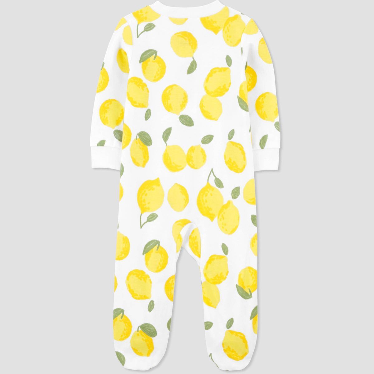 Carter's Just One You® Baby Girls' Lemon Footed Pajama - White/Yellow | Target