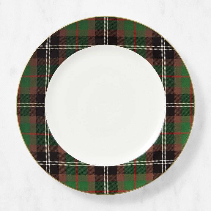 Classic Green Tartan Charger Plate | Williams-Sonoma