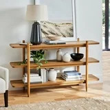 Better Homes & Gardens Springwood Horizontal Bookcase, Light Honey Finish | Walmart (US)