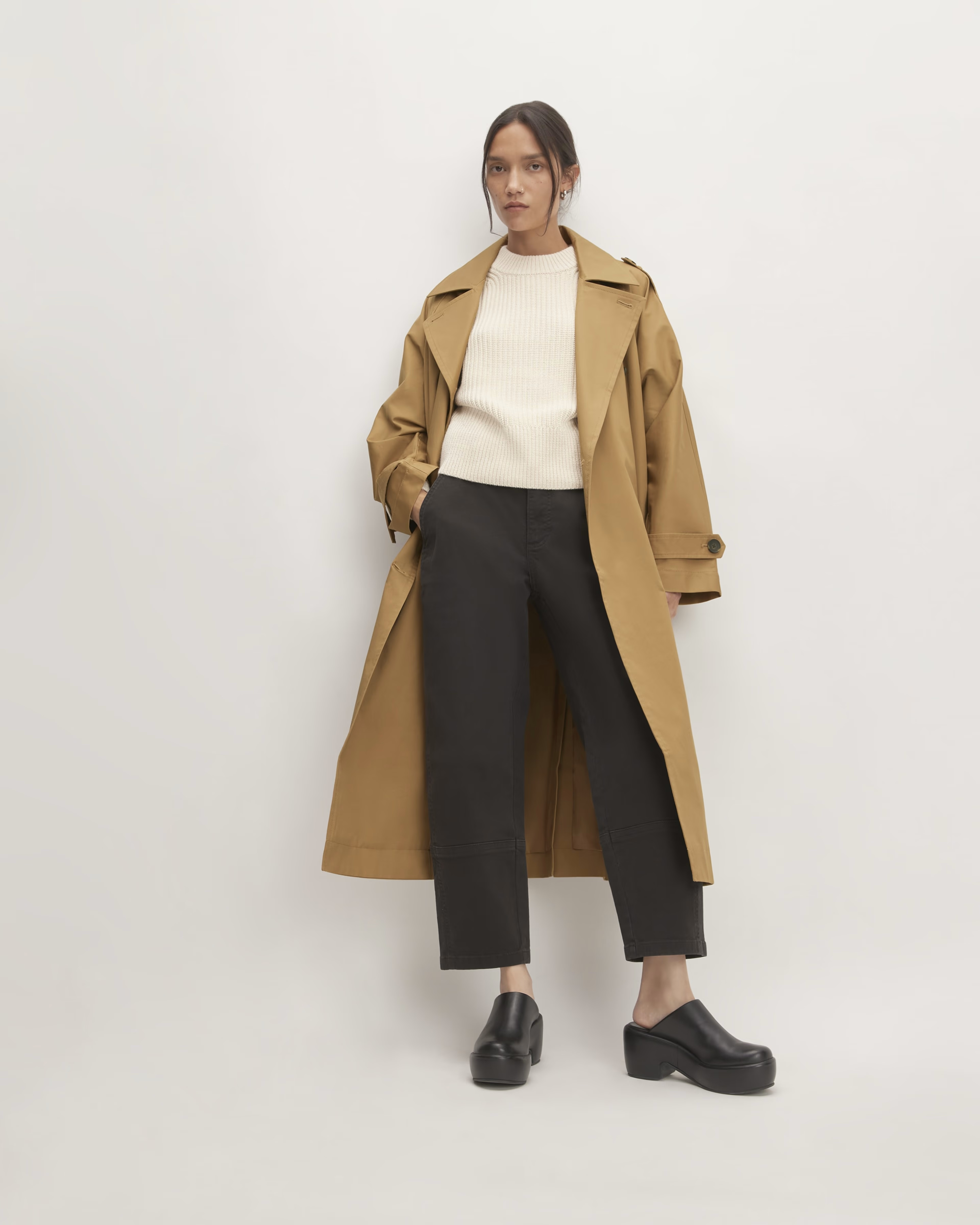 The Cotton Long Trench Coat | Everlane