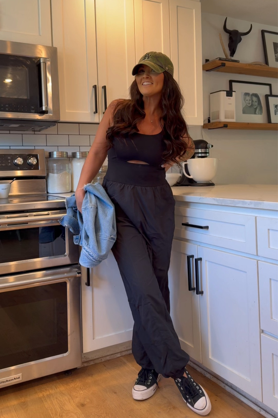 This onesie is the perfect weight for summer 😍✨🖤