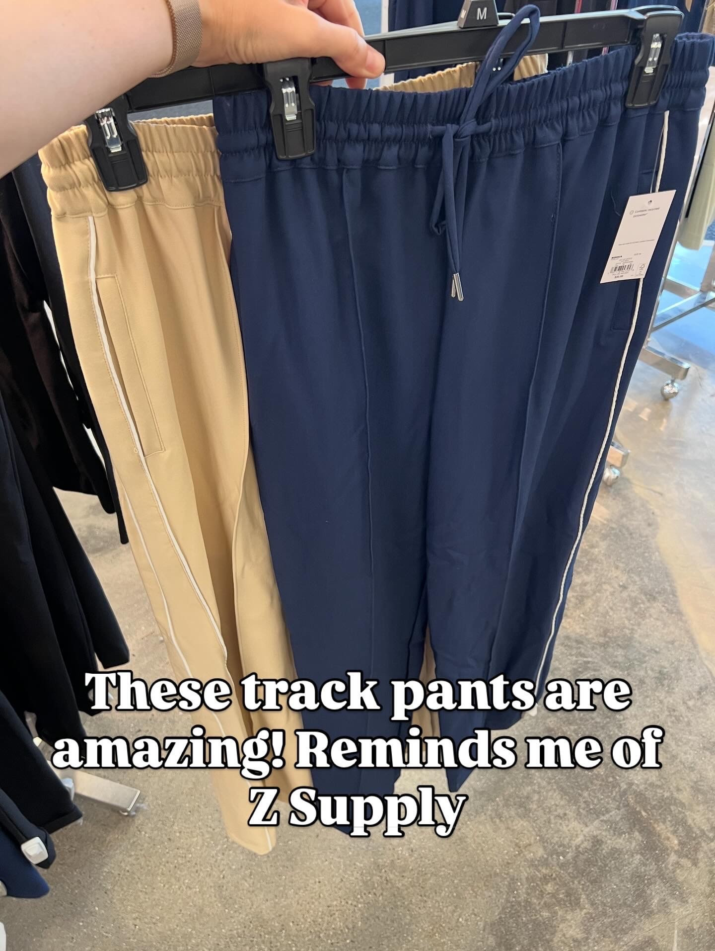 Track pants at kohls, these look and feel really nice, I tried them on and the size medium fit well and they were long enough for me! I’m 5’8” Click the image of the tan pants to shop. I linked some $110 Z Supply ones for comparison purposes. 

#LTKFindsUnder50 #LTKStyleTip #LTKFindsUnder100