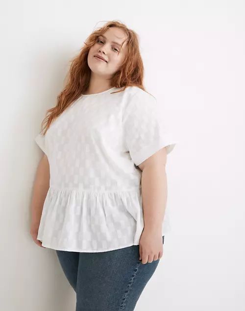 Plus Medford Top in Jacquard | Madewell