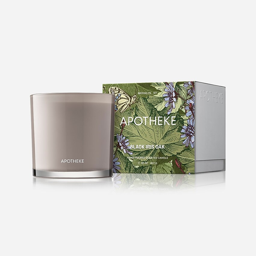 Apotheke Black Iris Oak Three-Wick candle | J. Crew US