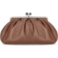Max Mara Weekend Pasticcino Provino Large Light Brown Clutch Bag | Balardi (US & Canada)