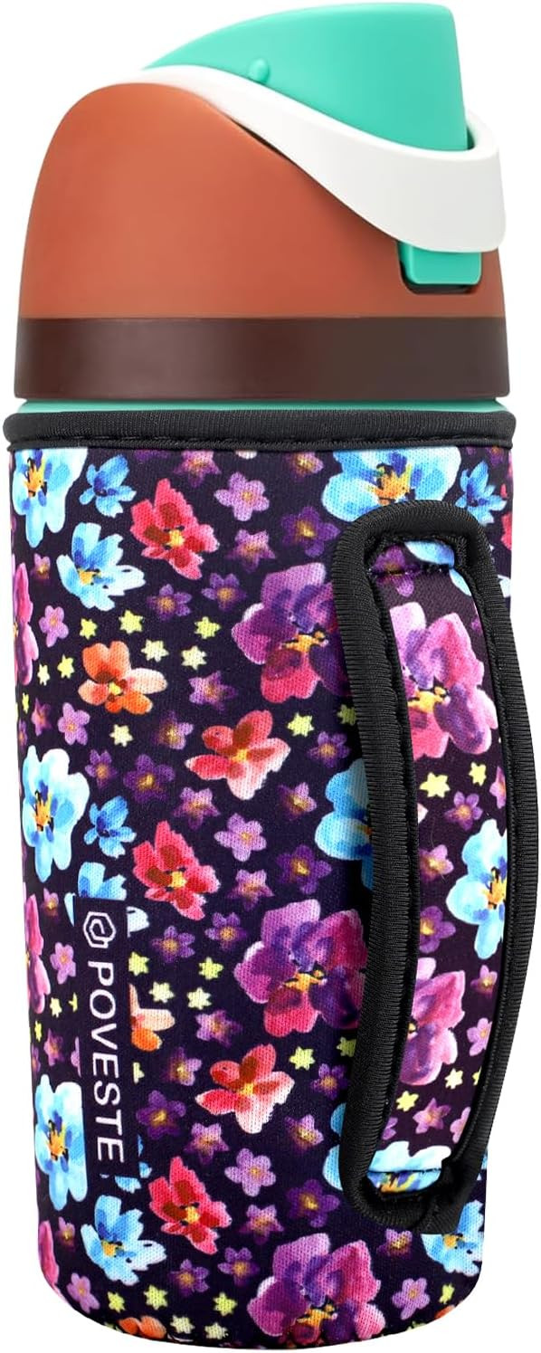 Water Bottle Sleeve with Handle for Owala Kids FreeSip 16 oz, Water Bottle Scratch Resistant Slee... | Amazon (US)
