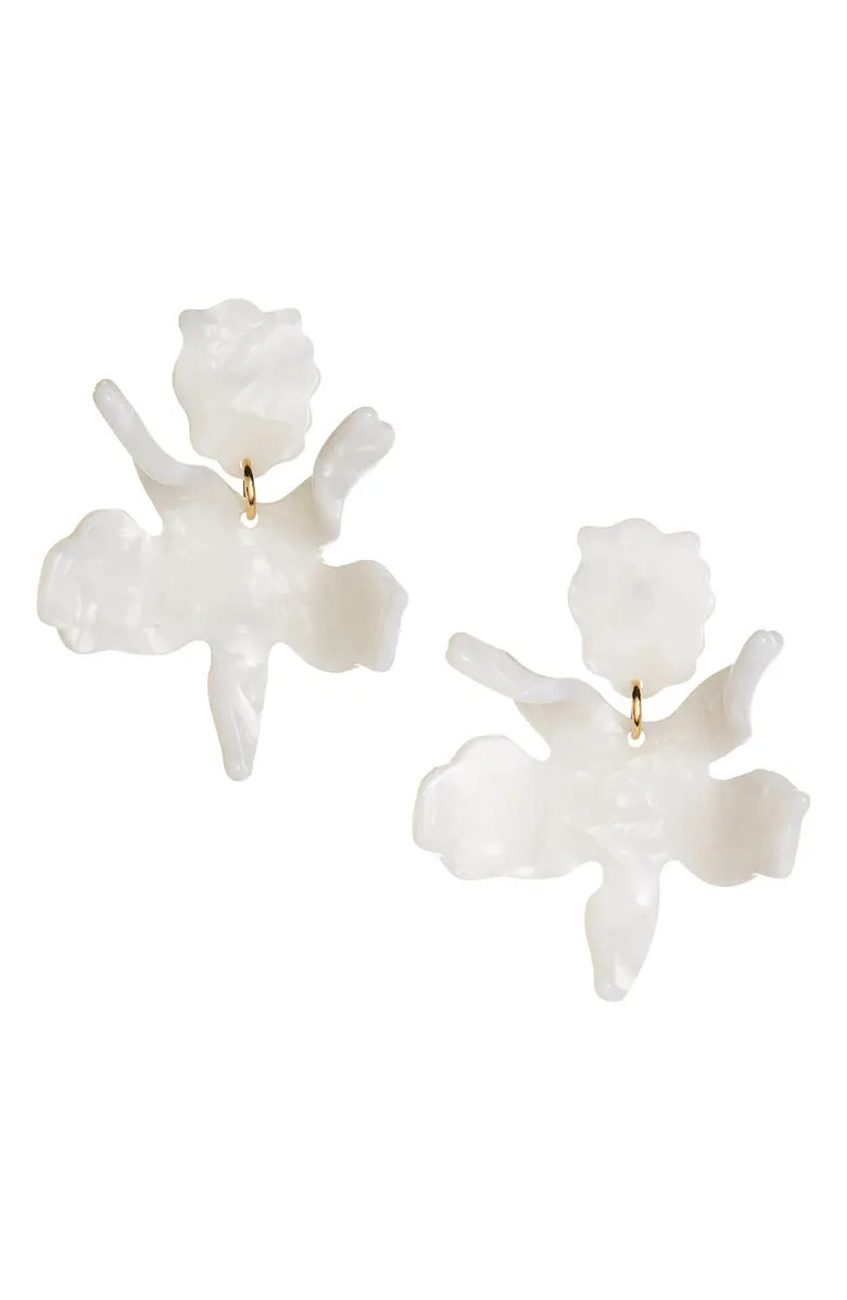 Lele Sadoughi Small Paper Lily Drop Earrings | Nordstrom | Nordstrom