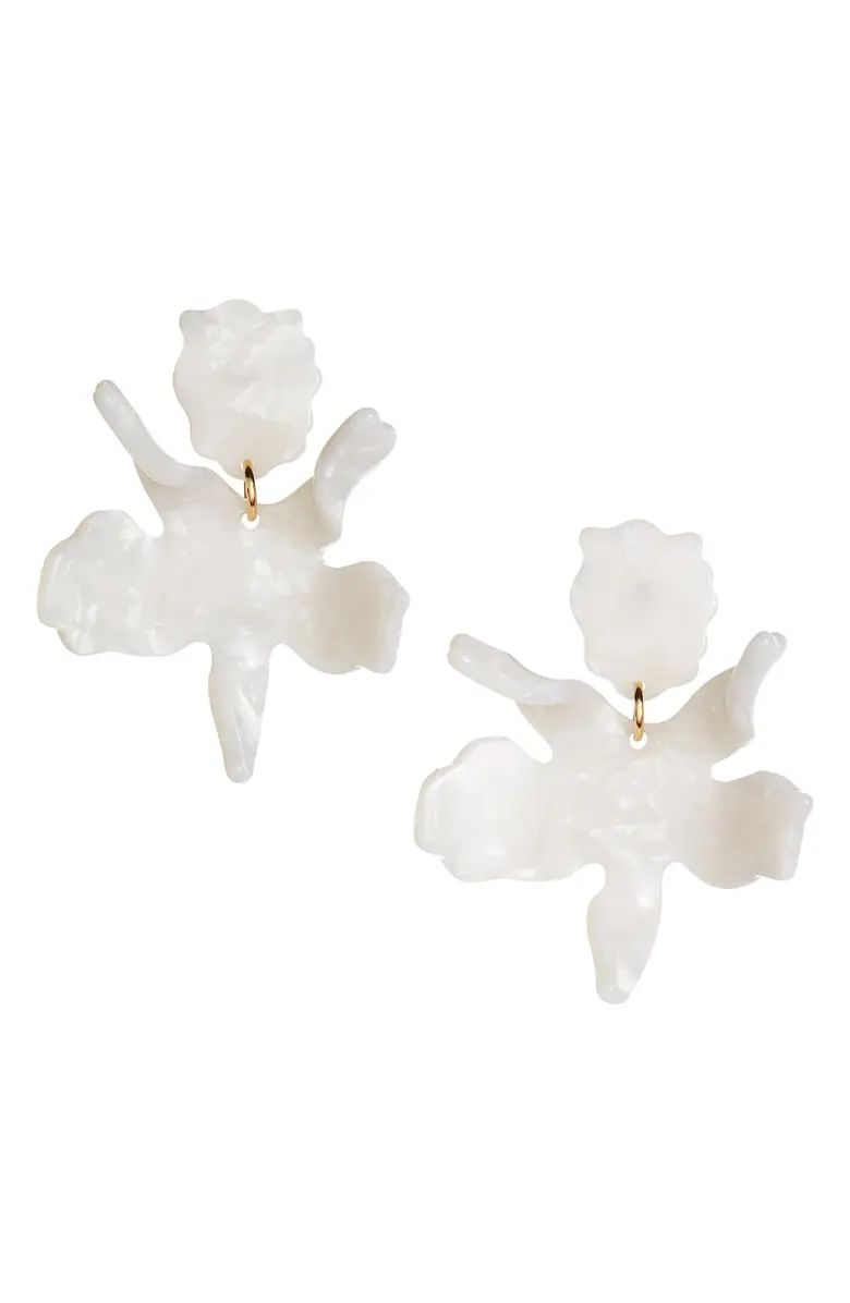 Small Paper Lily Drop Earrings | Nordstrom