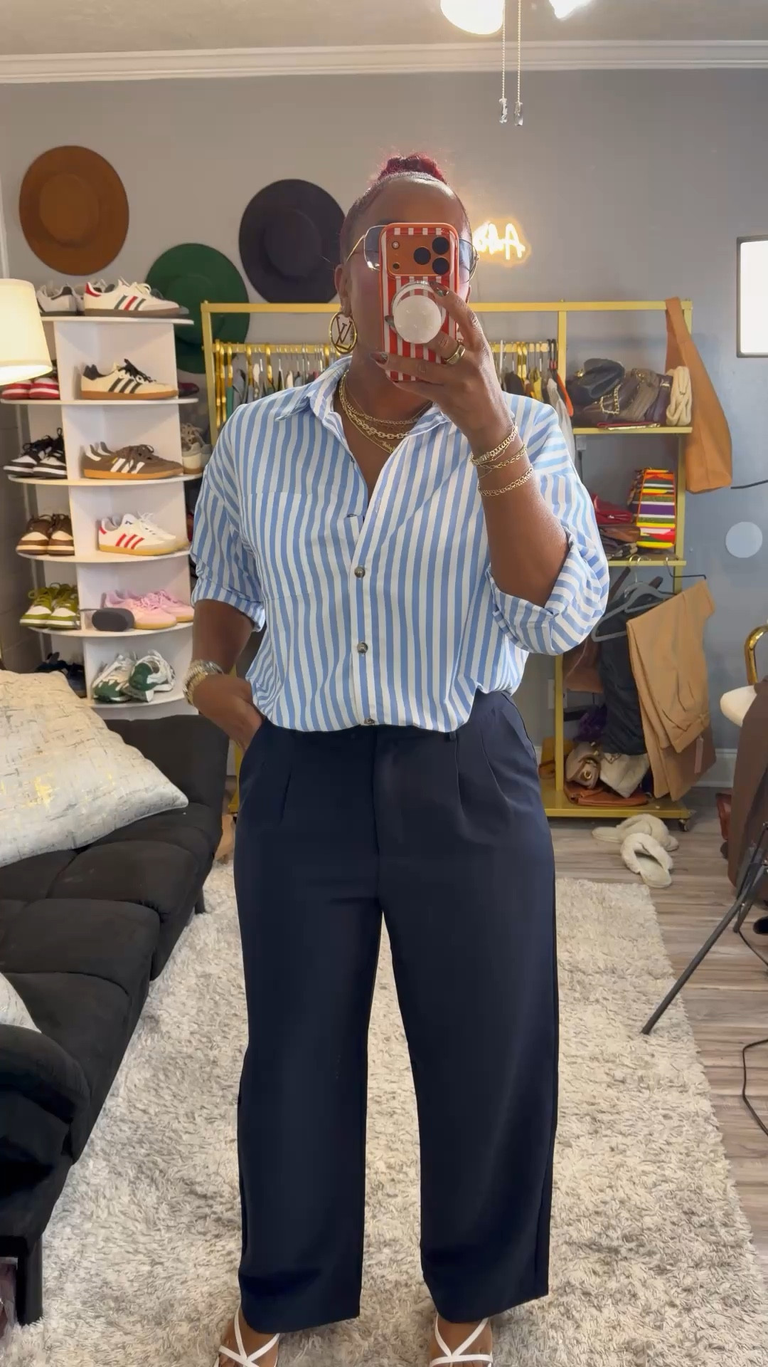 Amazon trousers that look designer but are under $40 👏🏽
✨ High-waisted
✨ Wrinkle-proof + breathable
✨ Two inseams (petite/tall friendly)
✨ Sizes XS–XL
Styled 6 ways — perfect for work, travel, and girls’ night out 💼🖤 khaki size large all others are medium 

#AmazonFashion #LTKFinds #LTKFall #AffordableStyle #WorkwearChic #WideLegTrousers #AmazonMustHaves #OfficeStyle #AmazonOOTD #GraceInTheEveryday

#LTKStyleTip 

Follow my LTK @AdrianneMG on the @shop.LTK app to view this post and get my exclusive app-only content!

#liketkit #LTKWorkwear #LTKOver40 #LTKMidsize