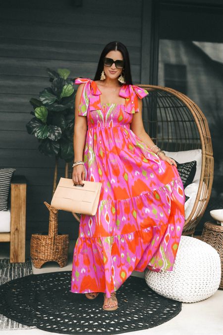 Sheridan French just launched the most stunning summer collection! I had to get my hands on this bright maxi dress! This is the Kelly dress and i wear the XS. The top is smocked so it’s very stretchy and the straps are adjustable! Partially lined. 

I also linked my Gigi new York summer clutch! DTKAUSTIN15 will get you 15% off of your order! 

Spring dress, summer dress, spring outfit, summer outfit, summer bag, summer handbag, summer inspo, summer outfit inspo, Sheridan French dress, bright dress



#LTKStyleTip #LTKItBag #LTKFindsUnder100