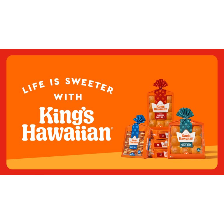 King's Hawaiian Original Hawaiian Sweet Rolls 12 Count, 12oz, Shelf-Stable | Walmart (US)