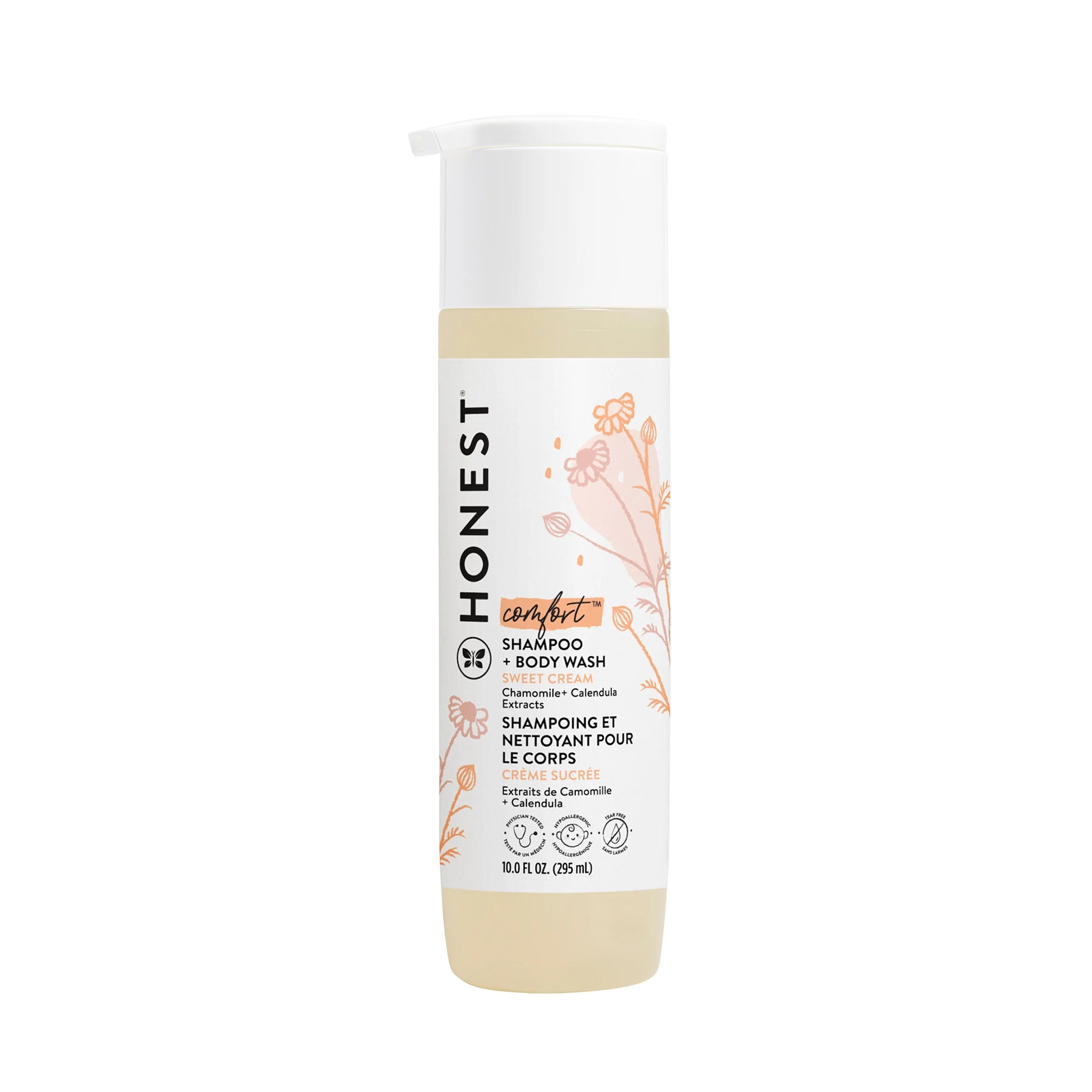The Honest Company Baby Shampoo + Body Wash, Sweet Cream, 10 Fl. Oz. - Walmart.com | Walmart (US)