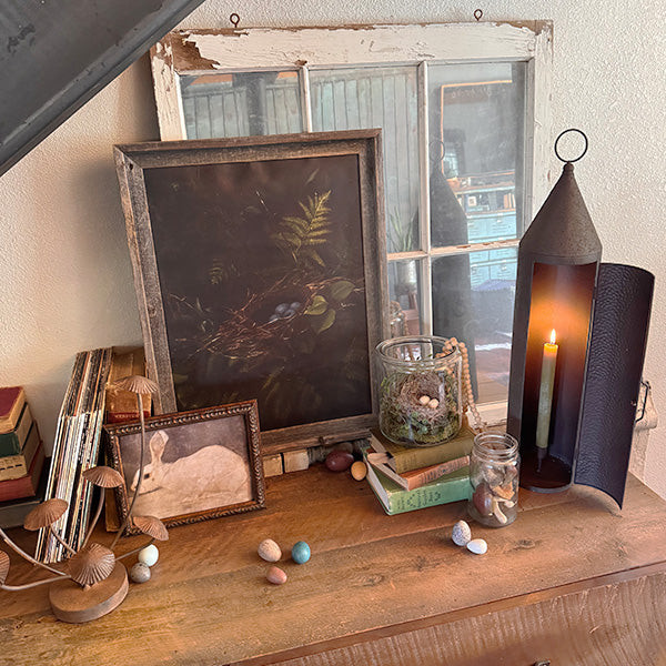 Oversized Rustic Chimney Floor Lantern - Decor Steals | Decor Steals